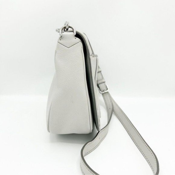 Marc Jacobs Empire City Leather Messenger Crossbody Bag, NWOT, white - Picture 2 of 3